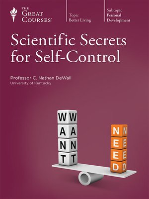 cover image of Scientific Secrets for Self-Control